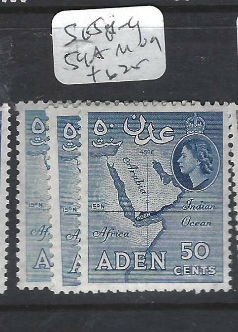 ADEN (P0204B)  QEII   50C  SG 58-9, 59A    MOG