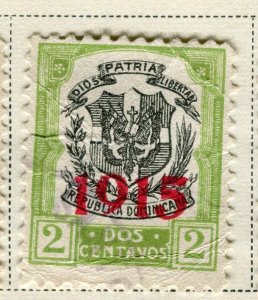 DOMINICA;  1915 early definitive issue Optd. used 2c. value