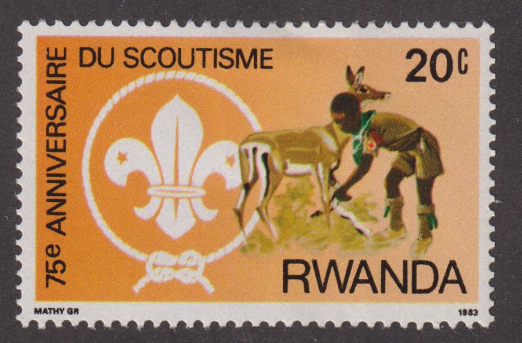 Rwanda 1122 Animal First Aid 1983