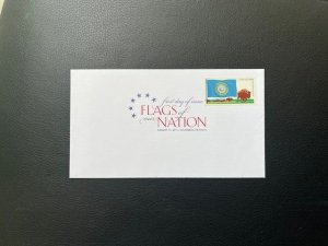 USA U/A  FDC Flags of our Nation state of south Dakota