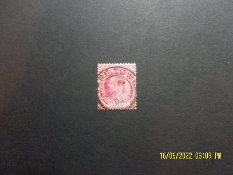 Cape of Good Hope used stamps 1d 1902 King Edward VII, franked, VG