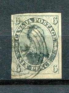 Canada #5 Used VF  full margins, neat numeral cancel