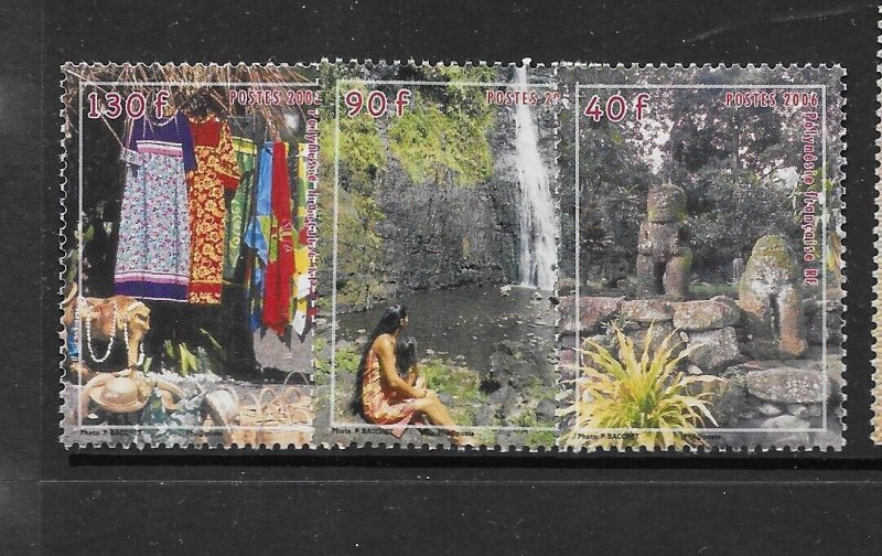 FRENCH POLYNESIA Sc 926-8 NH ISSUE OF 2006 - TOURISM