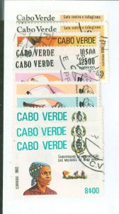 Cape Verde #421A/455  Single (Complete Set)