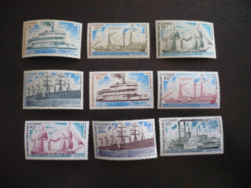 Stamps - Congo - Scott# C216-C224 - Mint Never Hinged Set of 9 Stamps