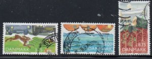 Denmark Sc 961-963 1992 Environment stamp set used