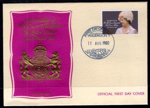 Ascension 261 Queen Mother U/A FDC