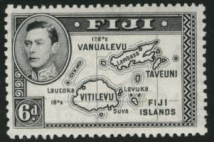 FIJI Scott 125 no 180 degree mark CV $50, SG 260 1938