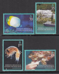 Bermuda 857-860 Marine Life MNH VF