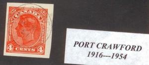 CANADA  BRITISH COLUMBIA CANCEL   PORT CRAWFORD