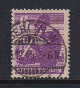 Germany  Berlin under Russian occupation  #11N2  used 1945 bear 6pf