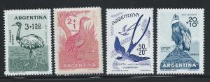 ARGENTINA SC# B22-4+CB17-18 FVF/MNH 1960