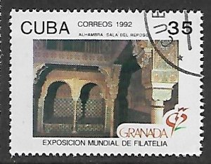 Cuba # 3414 - Alhambra Grenada - unused CTO.....{R3}