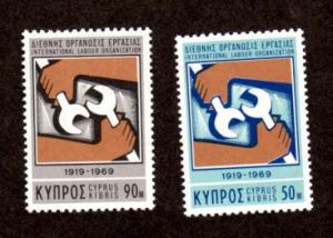 Cyprus # 322-323 Mint!