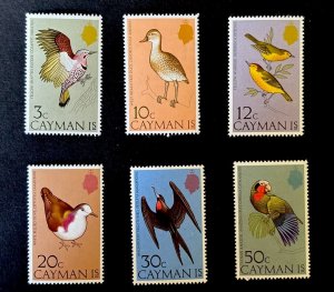 Cayman Islands: 1975 Birds, (2nd Issue) MNH Set