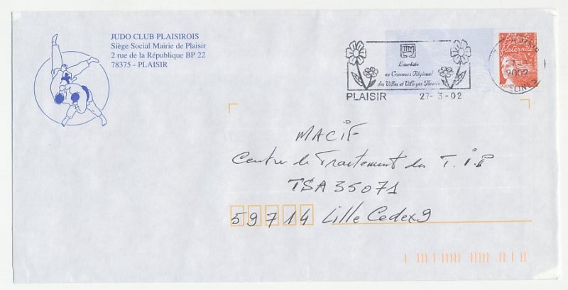 Postal stationery / PAP France 2002 Judo