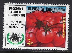 Dominican Republic 733 VFU TOMATOES 632F-7