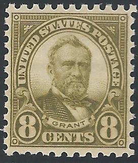 Scott #589, Unused, Original Gum, Never Hinged, 1923-29 I...