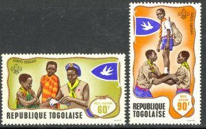 TOGO 1968 BOY SCOUT AIRMAIL Set Sc C97-C98 MNH