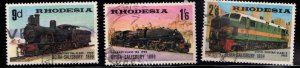 Rhodesia Scott 268-270 Used Locomotive short set 3/4