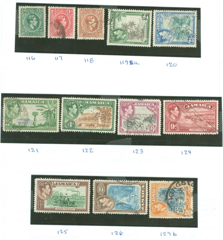 Jamaica #116-127  Single