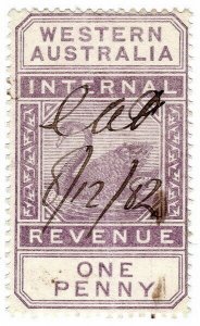 (I.B) Australia - Western Australia Revenue : Internal Revenue 1d (1899)