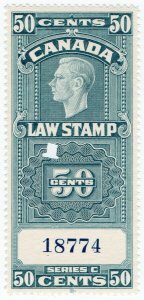 (I.B) Canada Revenue : Law Stamp 50c