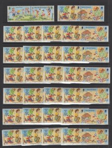 Isle of Man #395-98 (1989 Europa Child Toys set ) VFMNH x 25 sets CV $70.00