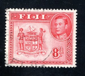 Fiji SC #126a    VF, Used, Perf. 13, Arms of Fiji,  CV $3.50  ...... 1980224