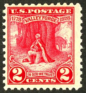 U.S. #645 MINT OG HR