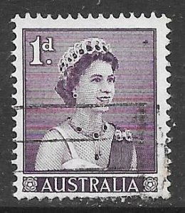 Australia 314: 1d Queen Elizabeth II, used, F-VF