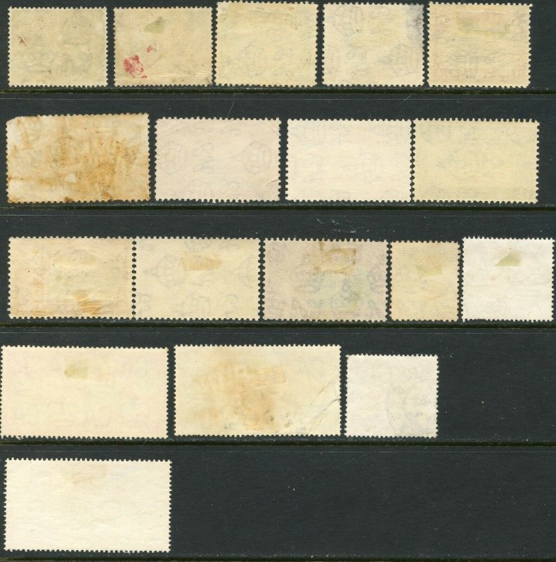 TRINIDAD & TOBAGO Sc#24//513 1922-90 40 different values Mostly Used & F-VF