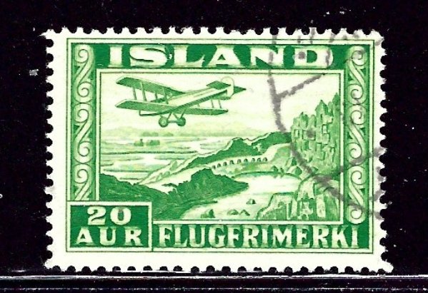 Iceland C16 Used 1934 issue Perf 12.5 x 14    (ap2652)