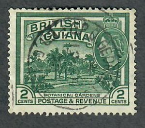 British Guiana #254 used single