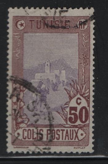 TUNISIA , Q6, USED, 1906 Mail delivery