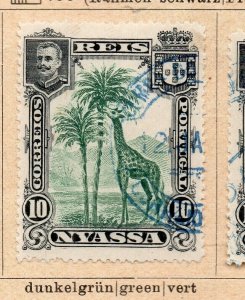 Nyassa 1901 Early Issue Fine Used 10r. NW-238418