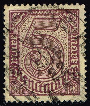 Germany #O13 Official - Numeral; CTO (0.25)