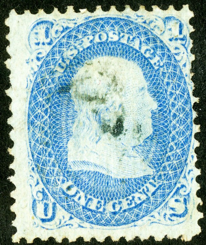 US Stamps # 92 Used Fine light cancel Scott Value $425.00