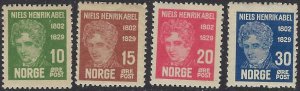 Norway 145-48 MNH 1929 set (SSB)(4ad4430)