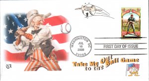 #4341 Take Me Out to the Ballgame QCR FDC