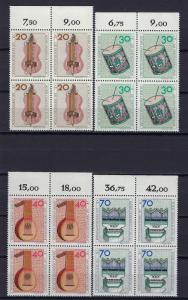 Germany Berlin Scott # 9NB101 - 9NB104, mint nh, b/4