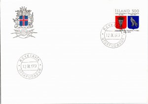 Iceland, Worldwide First Day Cover, Birds