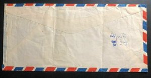 1950s Bombay India Commercial Airmail Cover To Eldoret Kenya British KUT