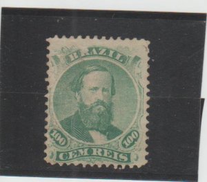 Brazil  Scott#  58a  Used  (1866 Emperor Don Pedro)