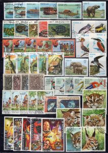 Laos Collection Used/CTO Birds Dinosaurs Space Cats Sports ZAYIX 0324M0082