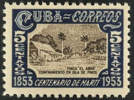 CUBA, #504 - UNUSED MINT HINGED - 1953 - CUBA1464