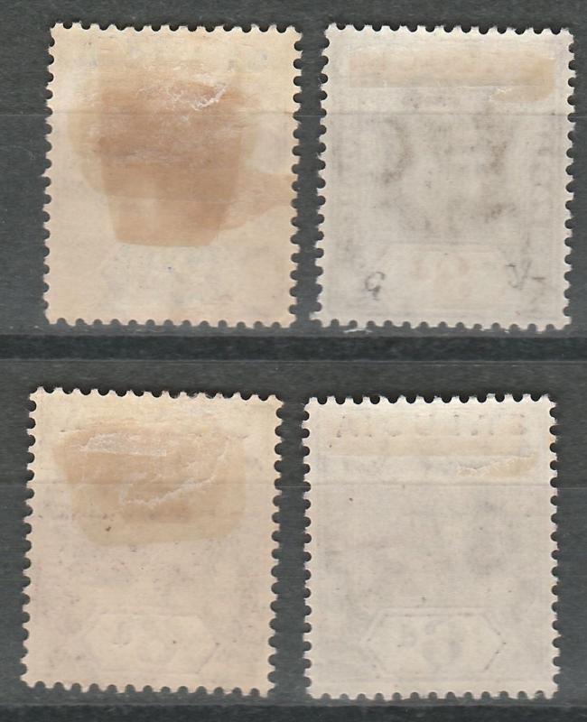 ST LUCIA 1904 KEVII RANGE TO 6D WMK MULTI CROWN CA