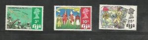 FIJI - 1969 - Solomons Campaign, 25th Anniv - Perf 3v Set - Mint Never Hinged