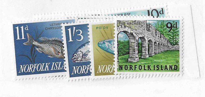 Norfolk Island Sc #49-60 set of 12 NH VF