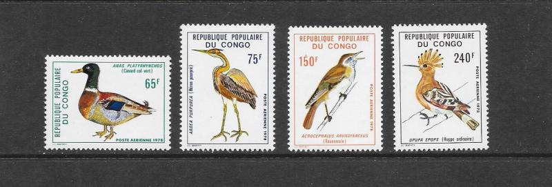 BIRDS - CONGO #C240-243